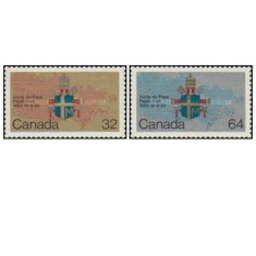 Canada 1984 - vizita Papei, serie neuzata