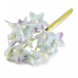 Cumpara ieftin Set 192 flori artificiale albastre 2.5x13 cm