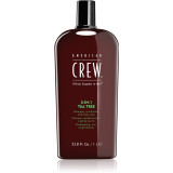 American Crew Hair &amp; Body 3-IN-1 Tea Tree sampon, balsam si gel de dus 3in1 pentru barbati 1000 ml