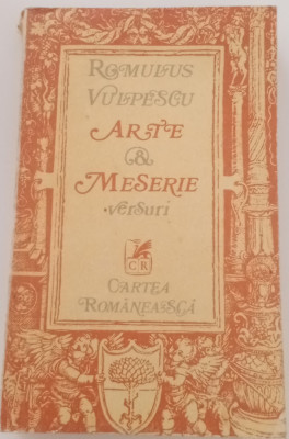 ROMULUS VULPESCU - ARTE &amp;amp; MESERIE - VERSURI foto
