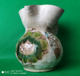 LICHIDARE ! Cana / vaza din ceramica anii 60, artist Elio Schiavon Italia -
