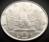 Cumpara ieftin Moneda istorica 1 LIRA - ITALIA FASCISTA, anul 1940 * cod 23 = magnetica LUCIU, Europa