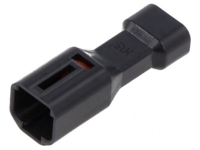 Conector cablu-cablu DF62W 2 pini mufă tată crimpat foto