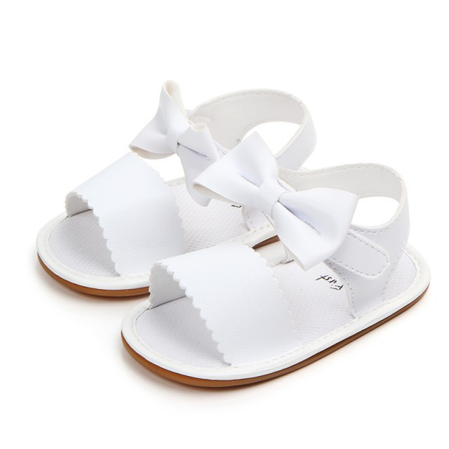 Sandale fetite - Fundita alba (Marime Disponibila: 6-9 luni (Marimea 19 |  Okazii.ro