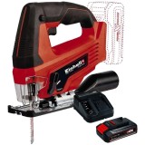 Einhell TC-JS 18 Li PXC + Starter Kit - Fierastrau pendular + Set 1 acumulator si incarcator Li-Ion 18 V 2.5 Ah