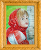 Acuarela portret tarancuta (tablouri tablou picturi pictura decor), Portrete, Realism