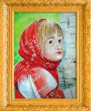 Acuarela portret tarancuta (tablouri tablou picturi pictura decor), Portrete, Realism