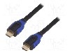 Cablu HDMI - HDMI, din ambele par&amp;#355;i, HDMI mufa, 15m, {{Culoare izola&amp;#355;ie}}, LOGILINK - CH0067