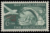 Iugoslavia 1951 - Avion, supratipar expo, neuzat