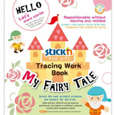 Carte Educativa Stick"n Tracing Work Book - My Fairy Tale