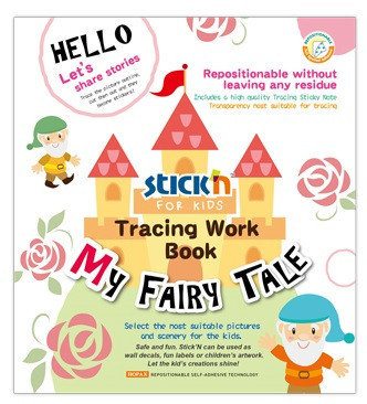Carte Educativa Stick&amp;quot;n Tracing Work Book - My Fairy Tale foto