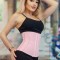 R829-5 Corset brau modelator din latex cu perforatii