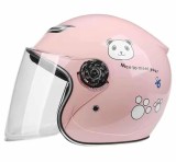 Casca de motociclete/trotineta,pasager atv, open face cu viziera pentru copii,roza