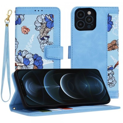Husa pentru Apple iPhone 12 Pro Max, Techsuit, FlipCraft, Bleu foto