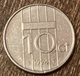 C50 - Moneda foarte veche - Olanda - 10 centi - 1994