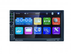 MP3 Player Auto Universal 2DIN cu Radio FM, Bluetooth, Display 7 Inch, USB, MicroSD, AUX, Microfon Incorporat foto