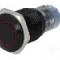 Intrerupator anti-vandalism, ON-(ON), &Oslash;16mm, ONPOW - LAS2-GQF-11E/R/12V/A/FP