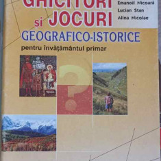 GHICITORI SI JOCURI GEOGRAFICO-ISTORICE PENTRU INVATAMANTUL PRIMAR-E. NICOARA, L. STAN, A. NICOLAE