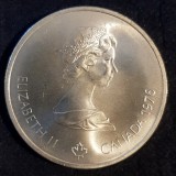 10 DOLARI 1976-CANADA-J.O. DE LA MONTREAL-48,6 GRAME ARGINT 925