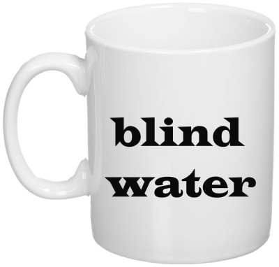 Cana alba personalizata &amp;quot;Blind water!&amp;#039;&amp;quot;, INOVATIX&amp;reg;. 330ml foto