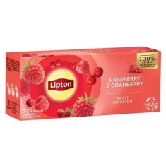 Lipton ceai de zmeura si merisoare 20 plicuri