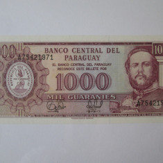 An rar! Paraguay 1000 Guaranies 1995 UNC