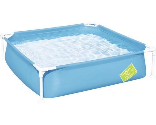 Piscina Bestway Familie Patrata Cadru Metal 122x122x30cm+ Livrare GRATUITA !