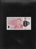 Marea Britanie Anglia 50 pounds 2020 seria554568 xf