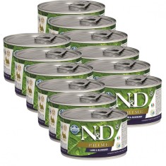 Farmina N&amp;amp;amp;D dog Prime Lamb &amp;amp;amp; Blueberry 12 x 140 g foto