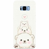 Husa silicon pentru Samsung S8, Bear Family