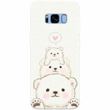 Husa silicon pentru Samsung S8 Plus, Bear Family