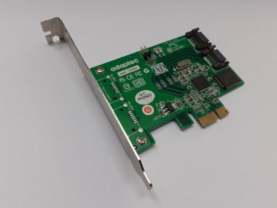 Controller RAID SATA Adaptec AAR-1220SA PCI Express x1 2-Port SATA 3Gb/s suporta RAID 0 1 si JBOD HIGH Profile foto