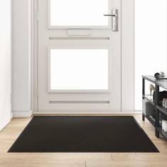 vidaXL Covoraș de intrare Negru 120 x 180 cm Polipropilenă și vinil