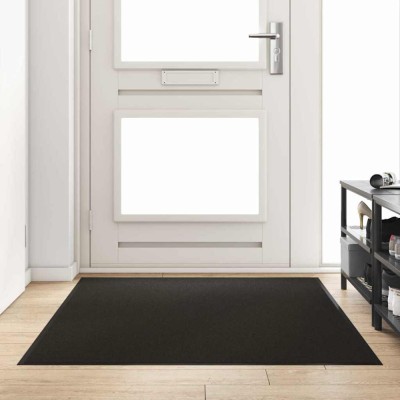 vidaXL Covoraș de intrare Negru 120 x 180 cm Polipropilenă și vinil 4100759 foto