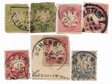 Bavaria - Stema - Valoarea in "PFENNIG", 1876 - valori obliterate