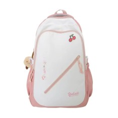 Rucsac dama, Ysoria GT3687, Alb/Roz