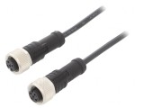 Cablu pentru senzori/automatizări M12 4 pini 1m