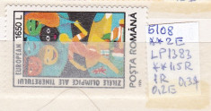 1995 Zilele Olimpice ale tineretului European LP 1383 MNH foto