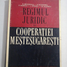 REGIMUL JURIDIC AL COOPERATIEI MESTESUGARESTI in R.S.R. - S. Bradeanu; V. Economu; P. Marica; L. Stangu; M. Uliescu