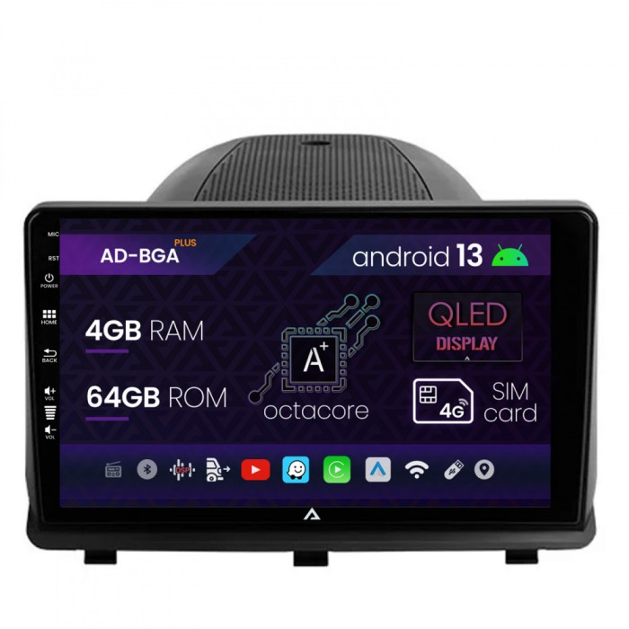 Navigatie Opel Antara (2006-2015), Android 13, A-Octacore 4GB RAM + 64GB ROM, 9 Inch - AD-BGA9004+AD-BGRKIT386