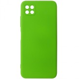 Husa silicon TPU Matte verde neon pentru Samsung Galaxy A22 5G