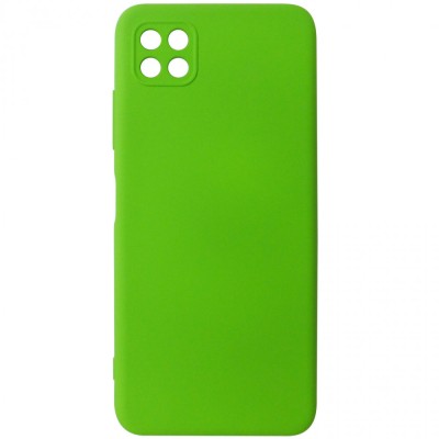 Husa silicon TPU Matte verde neon pentru Samsung Galaxy A22 5G foto