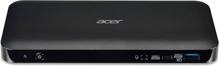 Docking station Acer G19DK1, USB Type-C III, 1 x mic / headphones combo, 1 x HDMI, 1 x USB 3.1 Type-C, 1 x USB 3.1 Type-C + Charge, 2 x DisplayPort, 3