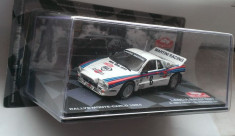 Macheta Lancia Rally 037 Martini #8 Raliu Monte Carlo 1984 - Altaya 1/43 foto