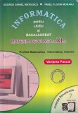 George Daniel Mateescu, Pavel Florin Moraru - Informatica pentru liceu si
