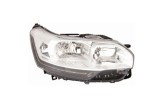 Far CITROEN C5 (RD/TD), 10.2010-2019, partea dreapta, DEPO, cu LED daytime running light; H1+H7+H7; electrical; cu motor; halogen; cu lumini pentru c