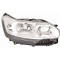Far CITROEN C5 (RD/TD), 10.2010-2019, partea dreapta, DEPO, cu LED daytime running light; H1+H7+H7; electrical; cu motor; halogen; cu lumini pentru c