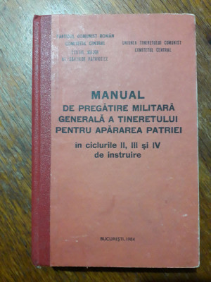 Manual de pregatire militara generala a tinertului / R5P2S foto