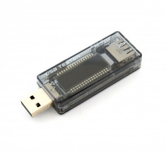 Tester alimentare multifunctional USB Tensiune, Curent, conector USB 2.0 standard foto