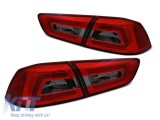 Set de stopuri LED de tuning potrivit pentru Mitsubishi Lancer 8 sedan 2008-2011, stanga si dreapta Performance AutoTuning